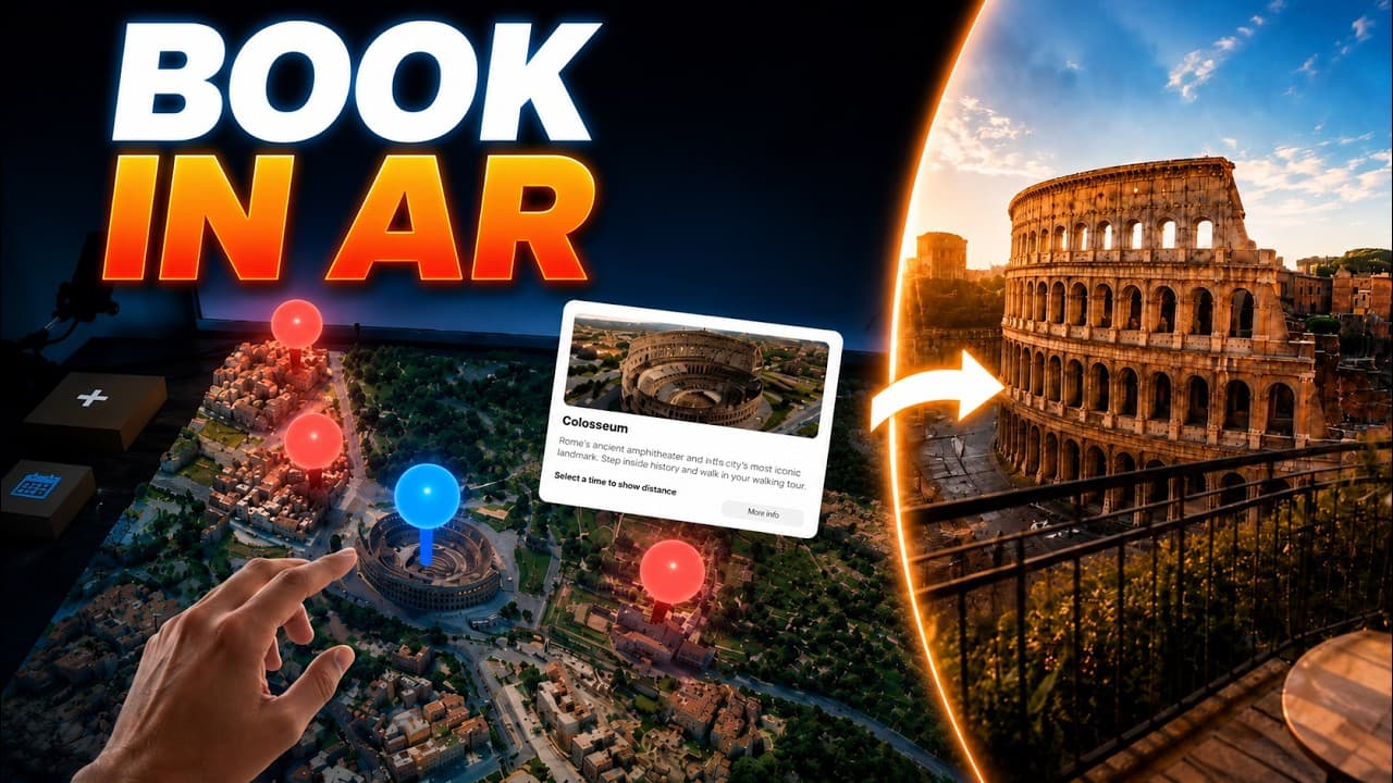 An augmented reality concept for placing digital information in a room